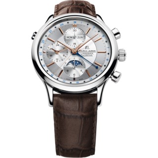 Replica Replica Maurice Lacroix Les Classiques Chronographe Phases de Lune Steel Watch LC6078-SS001-131